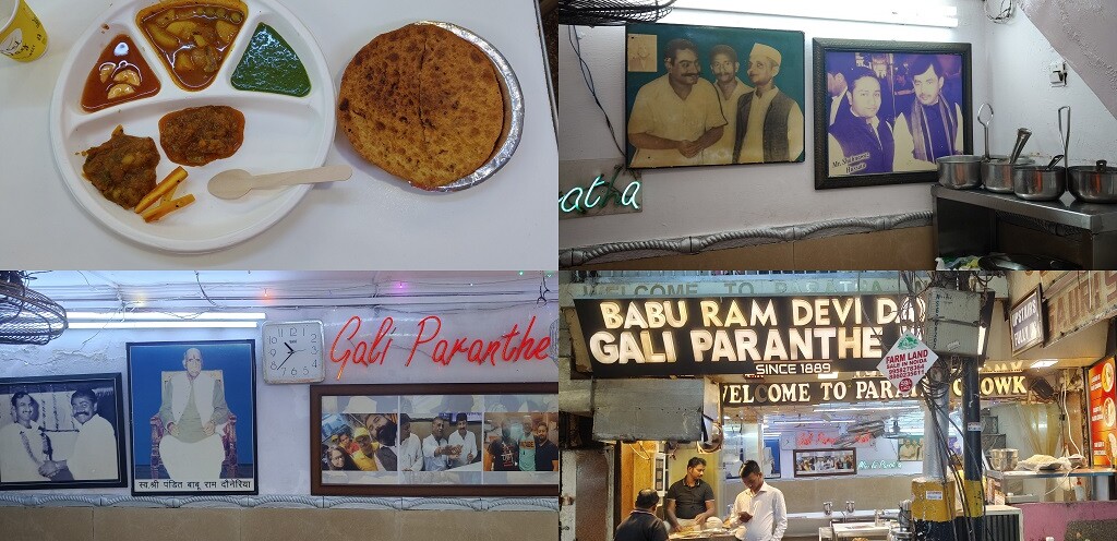 Pt. Babu Ram Devi Dayal Paranthe Wale (Parathewali Gali, Chandni Chowk, Old Delhi, India)