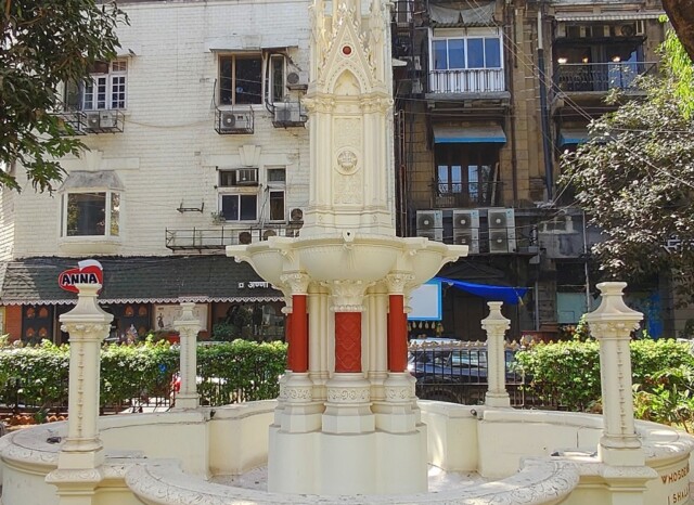 A Fountain at St. Thomas’ Cathedral, Mumbai (India) - Installed in the 1870s