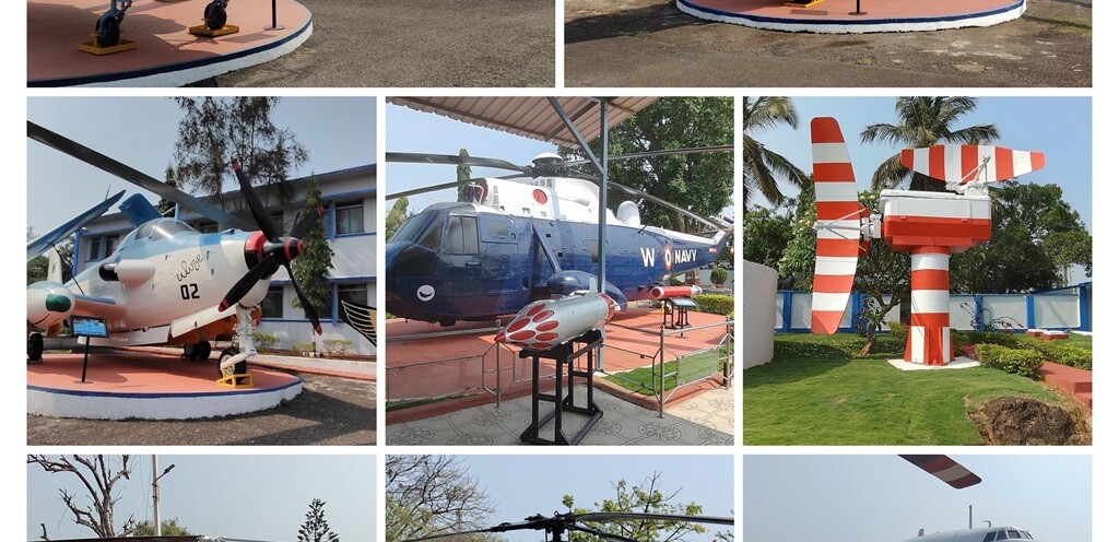 Collage - 7 Real Life Aircraft (Naval Aviation Museum, Goa, India)
