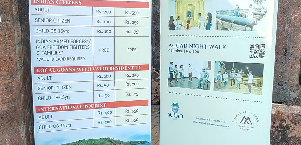 Entry Ticket - Aguad Port & Jail Complex, Goa (India)