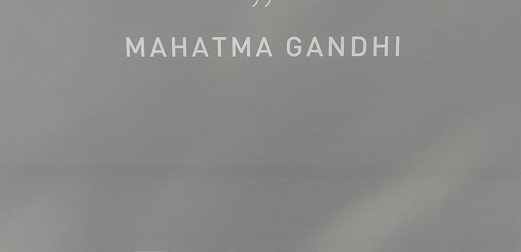 Mahatma Gandhi Quote on Animals (Fort Aguada Jail, Goa, India)