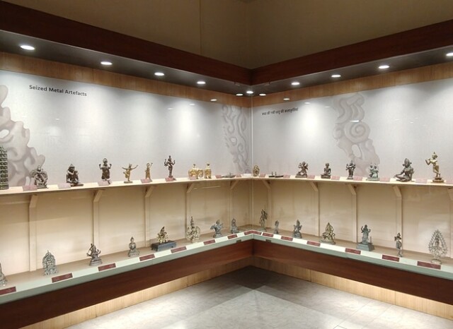 Seized Metal Artefacts (Dharohar - National Museum of Customs & GST, Panaji, Goa, India)
