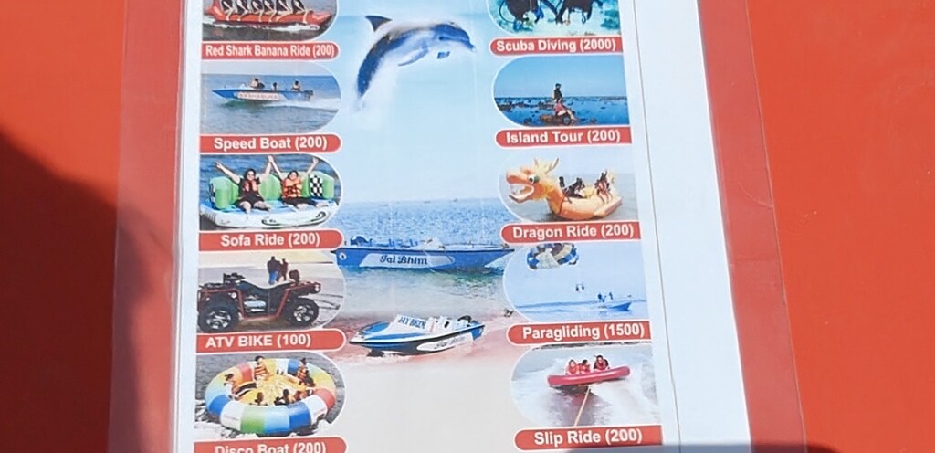 Water Sports Price in Shivrajpur Beach (Dwarka, Gujarat, India)