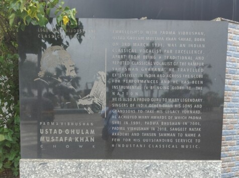 A Brief Introduction of Padma Vibhushan Ustad Ghulam Mustafa Khan at Carter Road, Bandra West, Mumbai (India)
