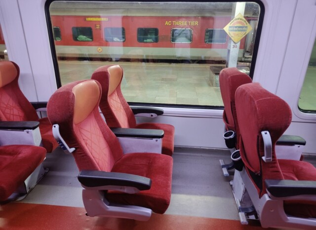 Ample Legroom - Comfortable Seating & Panoramic Views - The Best About Vistadome AC EV in MAO TEJAS EXP (22119)