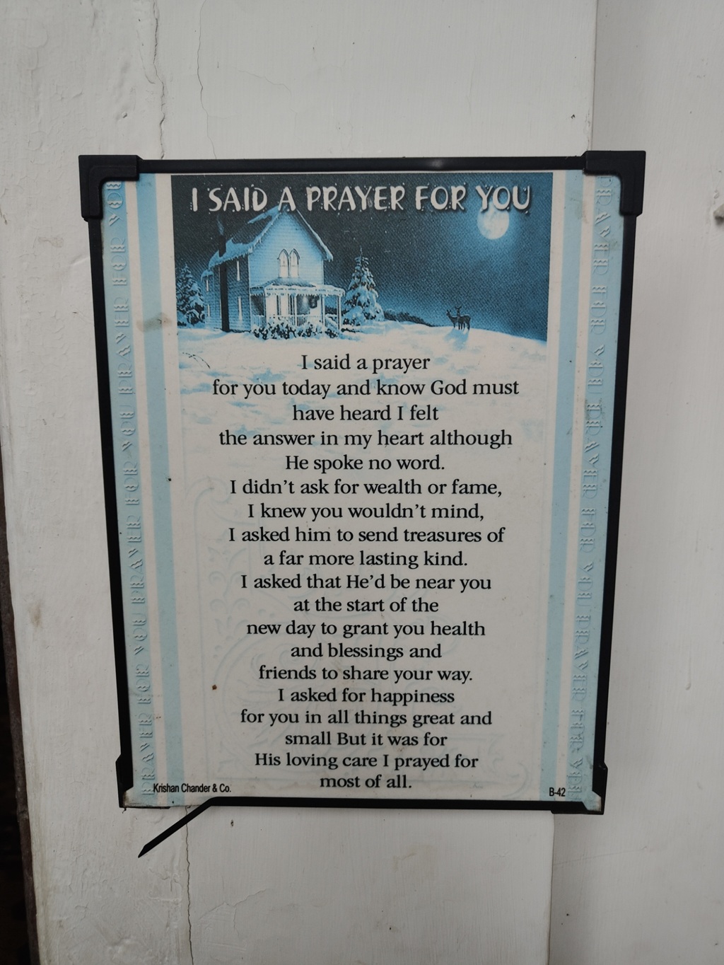 I Prayed for You