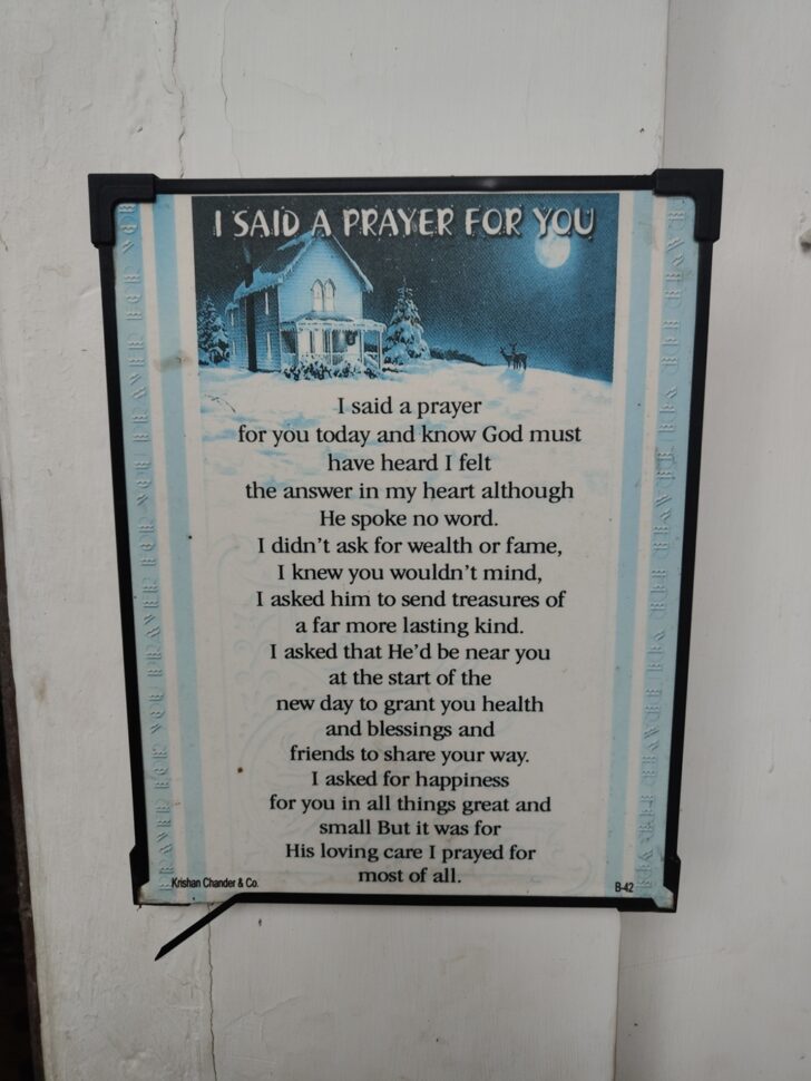 I Prayed for You