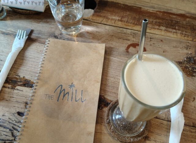 Iced Coffee at The Mill Cafe, Palolem, Goa (India)