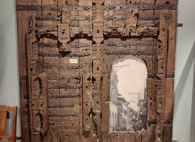 16th Century Gateway to the Polia-Desai Wad (Navsari, Gujarat) at The F.D. Alpaiwalla Museum (Mumbai, India)