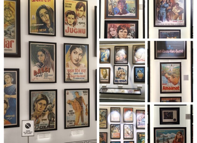 Collage - Bollywood Posters (Museum of Bollywood Posters, Jio World Drive, BKC in Mumbai, India)