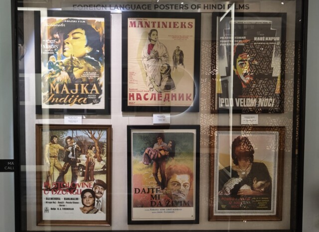 Foreign Language Posters of Hindi Movies (Museum of Bollywood Posters, Jio World Drive, BKC, Mumbai, India)