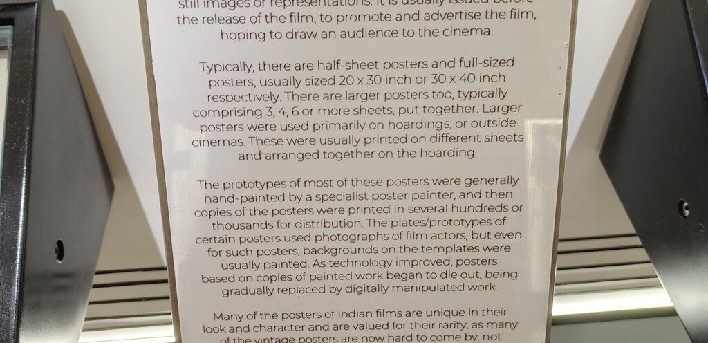 The Cinematic Poster - Representation of A Film Through Still Images (Museum of Bollywood Posters, Jio World Drive, BKC, Mumbai, India)
