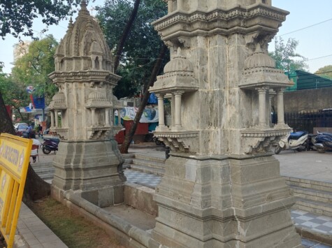 Shri Madhavdas Laxmidas Kothari Fountain at M. G. Road, Dhobi Talao, Mumbai (Maharashtra, India)