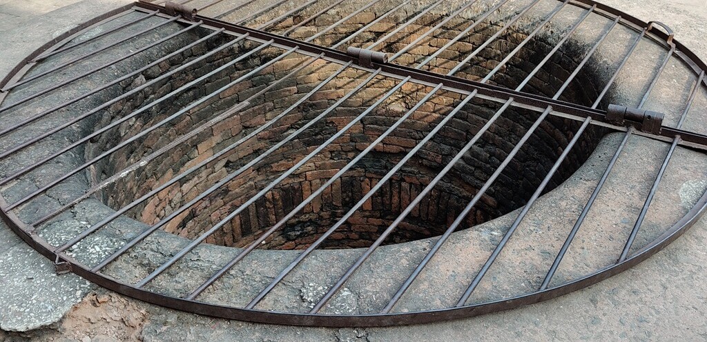 7th Century Well at Monastery No.1, Nalanda Mahavihara