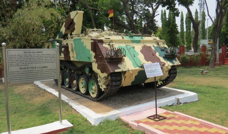 Abbot - A Recovery Vehicle of 1965 Vintage of UK Origin (National War Memorial Southern Command in Pune, Maharashtra, India)