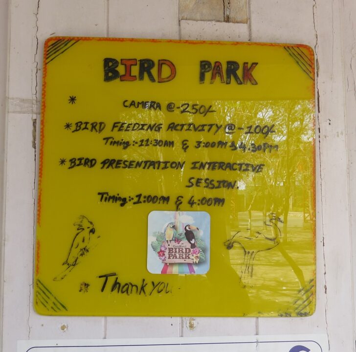 EsselWorld Bird Park (Mumbai, Maharashtra) Camera Charges, Feeding-Presentation Timings